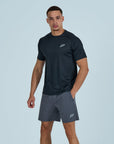 Mens Core Shorts Set - Black/Grey