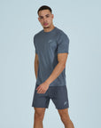 Mens Core Shorts Set - Grey/Grey