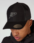 Black Mesh Trucker Cap