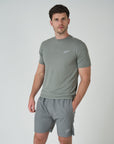 Mens Stone Grey Waveform Shorts