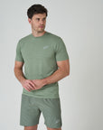 Mens Laurel Green Waveform Shorts