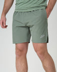 Mens Laurel Green Waveform Shorts