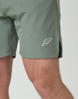 Mens Laurel Green Waveform Shorts
