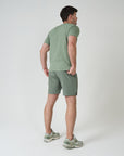 Mens Laurel Green Waveform Shorts