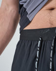 Mens Black 5" Intense Tech Shorts