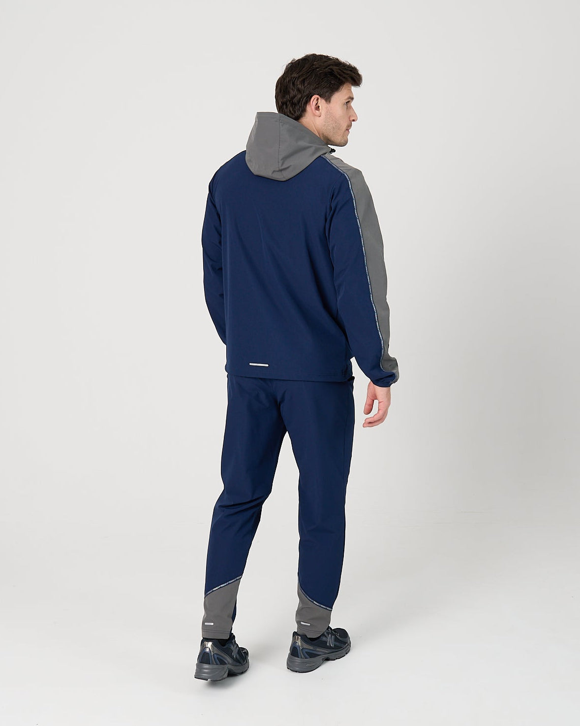 Mens Transform Track Pants - Navy/Grey