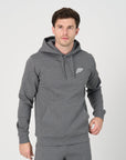Mens Tech Jog Hoody - Dark Grey