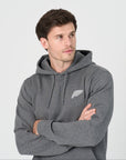 Mens Tech Jog Hoody - Dark Grey