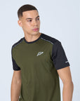 Mens A-Tech Pro T-Shirt - Khaki/Black