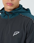 Mens Transform Track Jacket - Grey/Teal