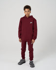 Juniors Tech Jogsuit - Burgundy