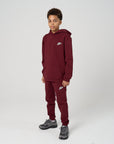 Juniors Tech Jogsuit - Burgundy