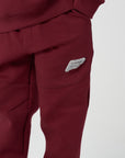 Infants Tech Jogsuit - Burgundy