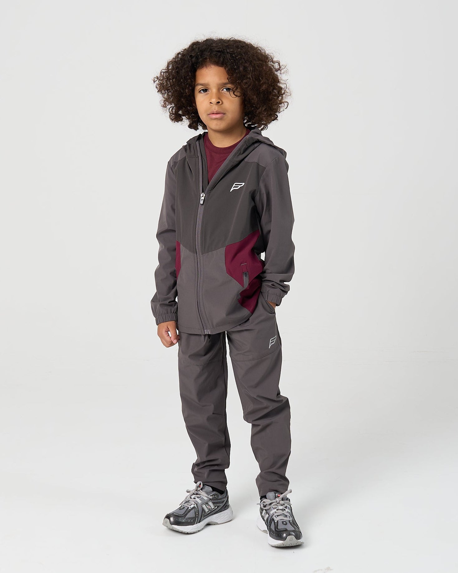 Infants Dynamic 3 Piece Tracksuit - Deep Maroon