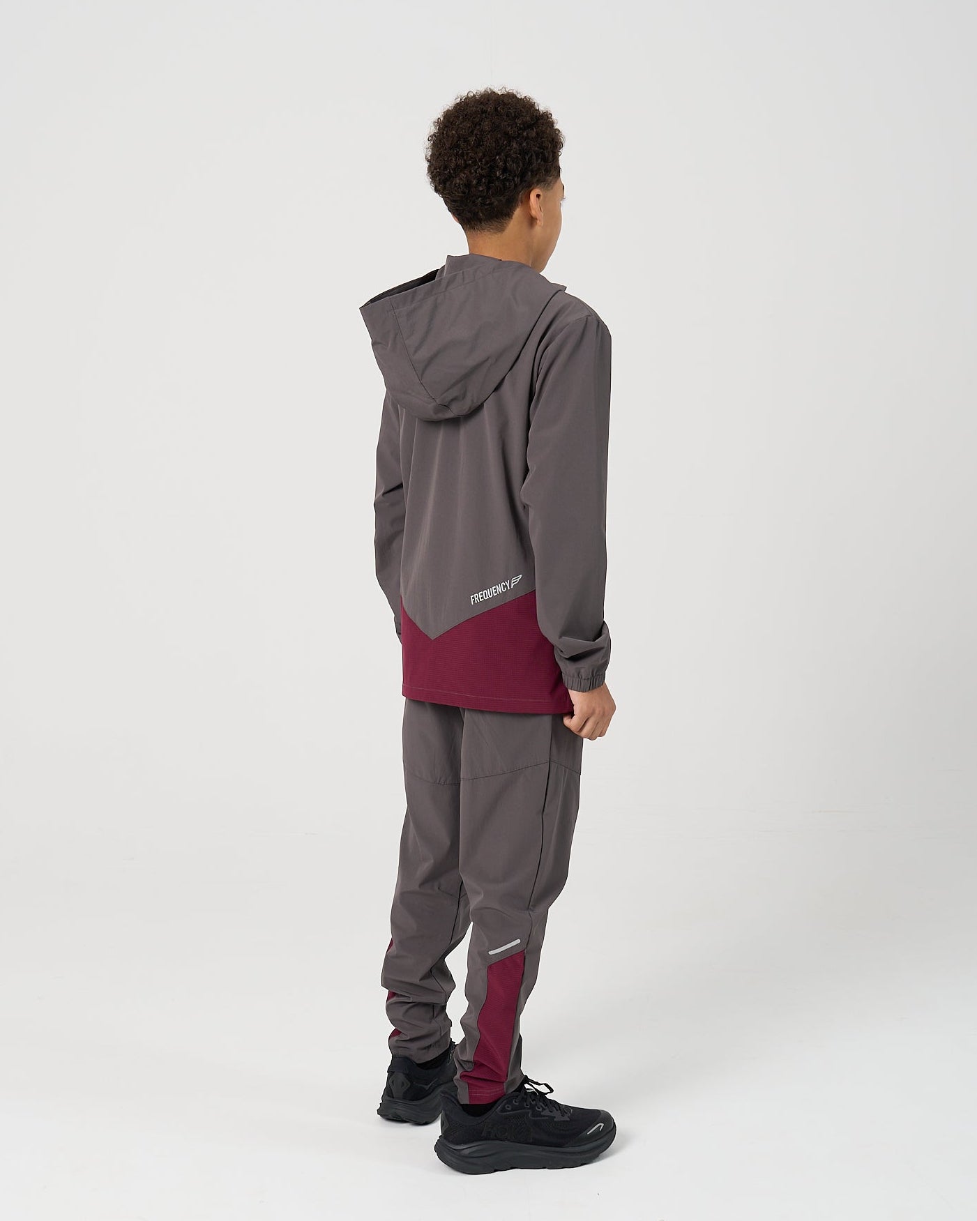 Juniors Dynamic 3 Piece Tracksuit - Deep Maroon