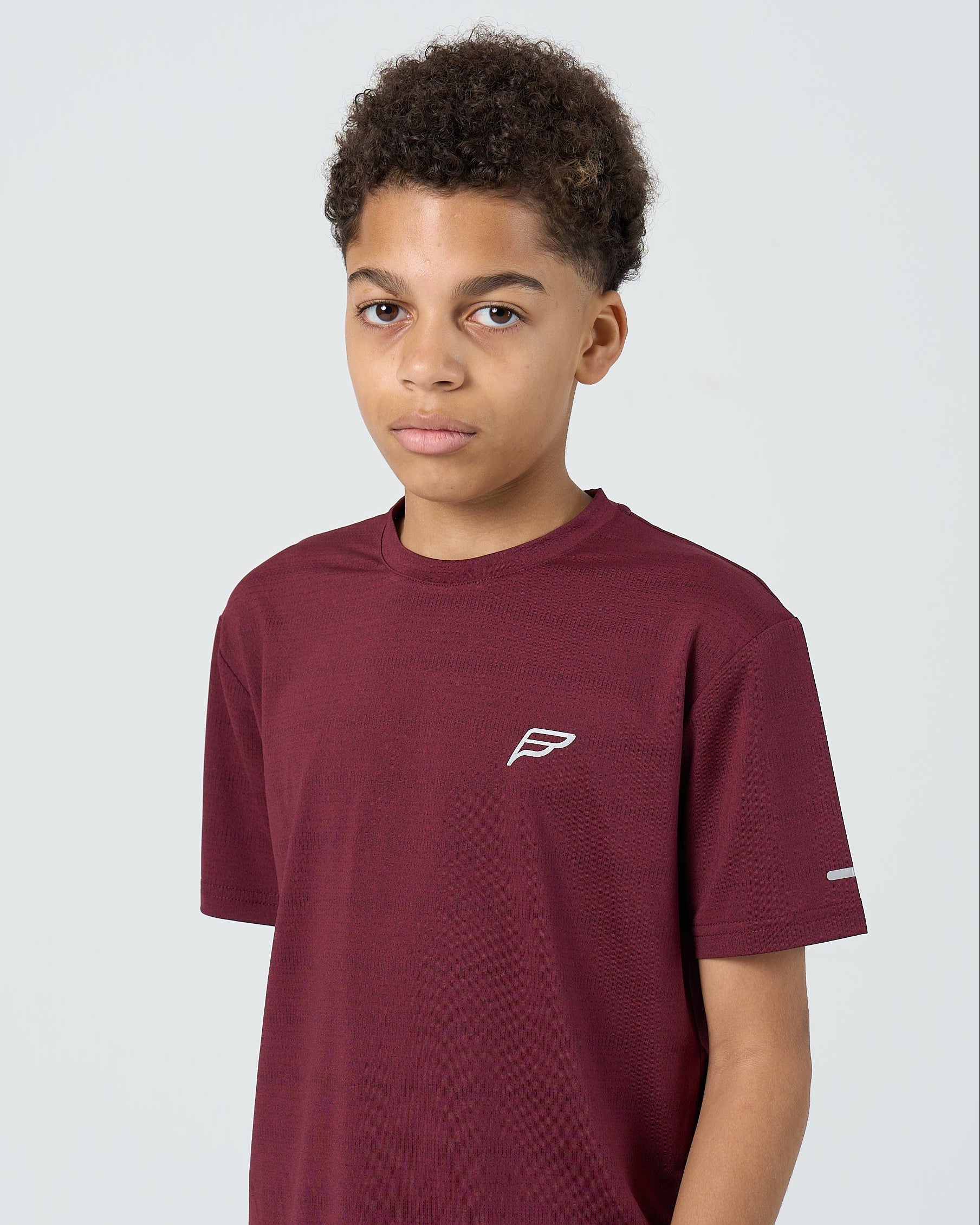 Juniors Dynamic 3 Piece Tracksuit - Deep Maroon