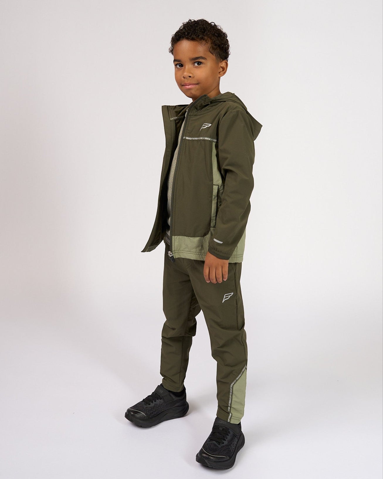 Khaki Attain 3 Piece Tracksuit
