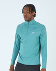 Mens Core 1/4 Zip Jogger Set - Green/Black