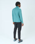 Mens Core 1/4 Zip Jogger Set - Green/Black