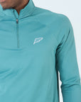 Mens Core Flex 1/4 Zip Top - Green