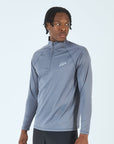 Mens Core 1/4 Zip Jogger Set - Grey/Black