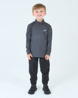 Infants Core 1/4 Zip Jogger Set - Grey/Black