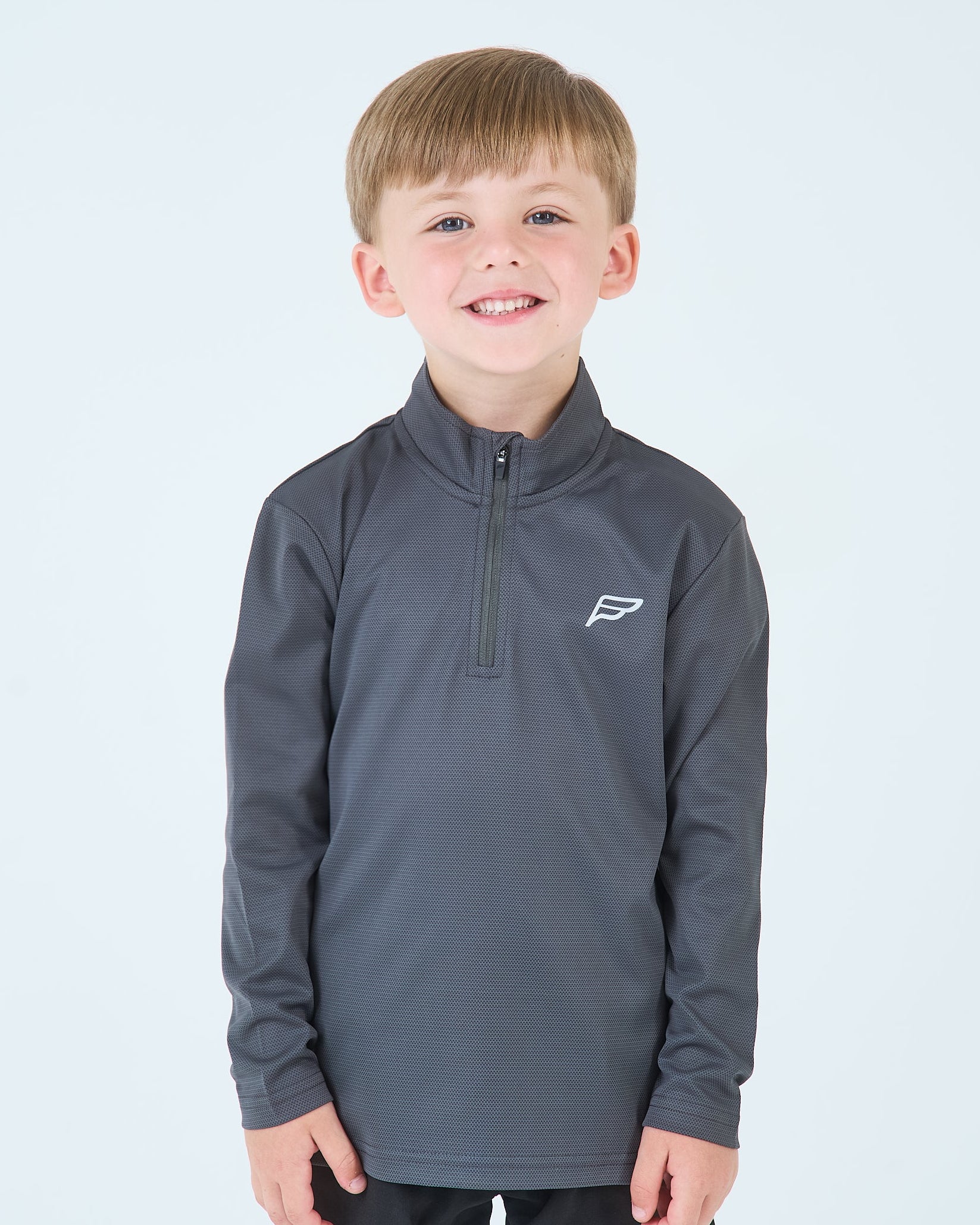 Infants Core Flex 1/4 Zip Top - Grey