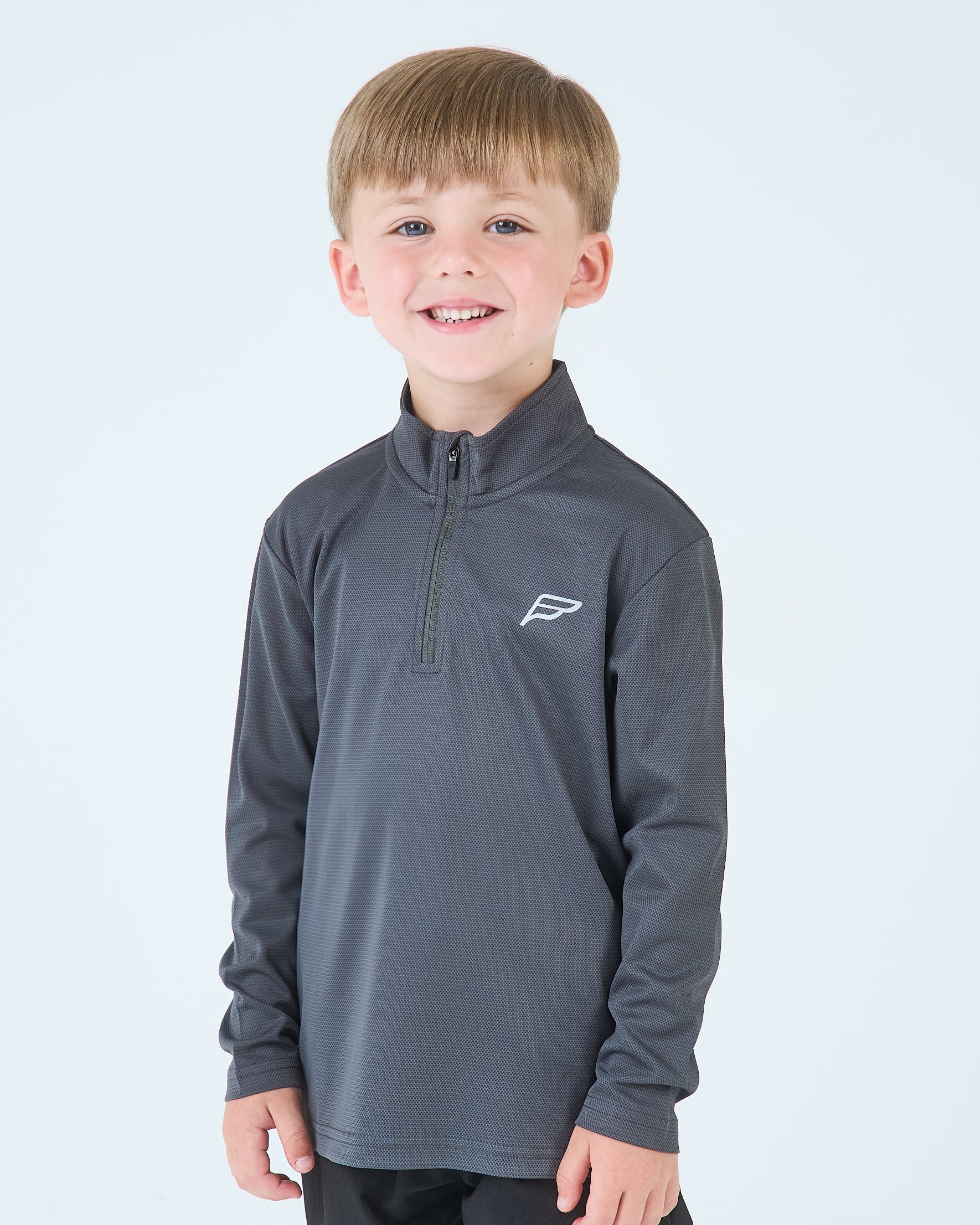 Infants Core Flex 1/4 Zip Top - Grey