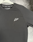 Mens Grid Tech T-Shirt - Power Black