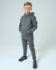 Juniors Tech Jogger Set - Marl Grey