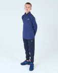 Juniors Core 1/4 Zip Jogger Set - Navy/Navy