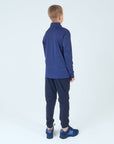 Juniors Core 1/4 Zip Jogger Set - Navy/Navy