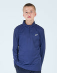 Juniors Core Flex 1/4 Zip Top - Navy