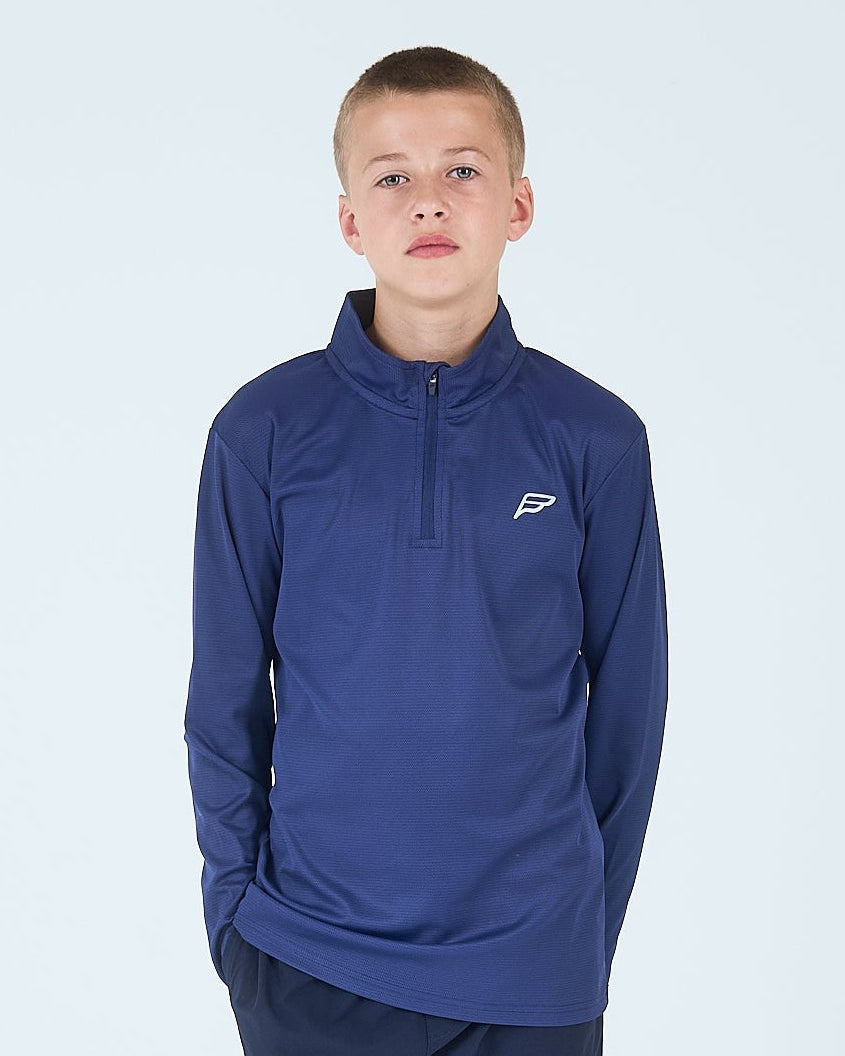 Juniors Core Flex 1/4 Zip Top - Navy