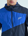 Mens Stride Windbreaker - Navy/Royal