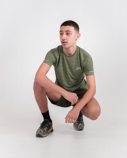 Khaki Green Motive T-Shirt