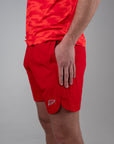 Flame Red Shorts Set