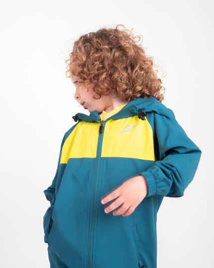 Teal Vision Pro Windbreaker