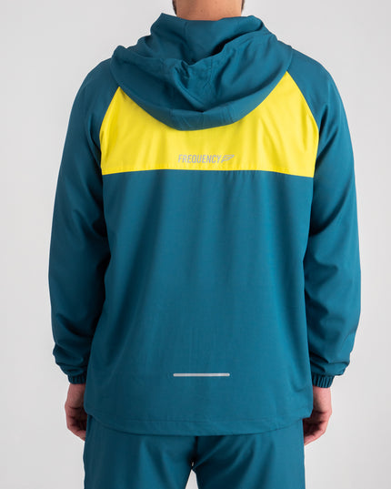 Teal Vision Pro Windbreaker