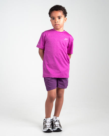 Purple Shorts & T-Shirt Set