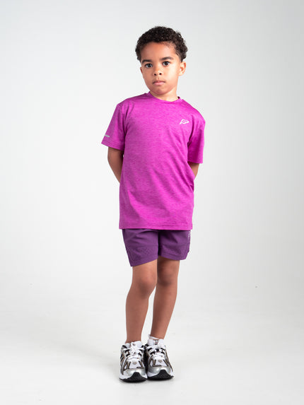 Purple Shorts & T-Shirt Set