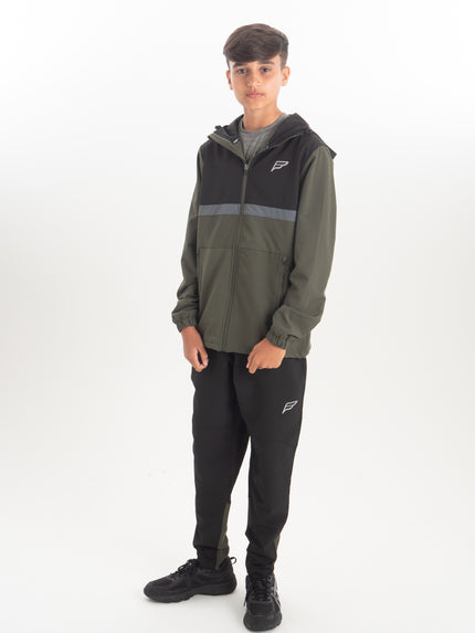 Black/Olive Apex Tech Tracksuit