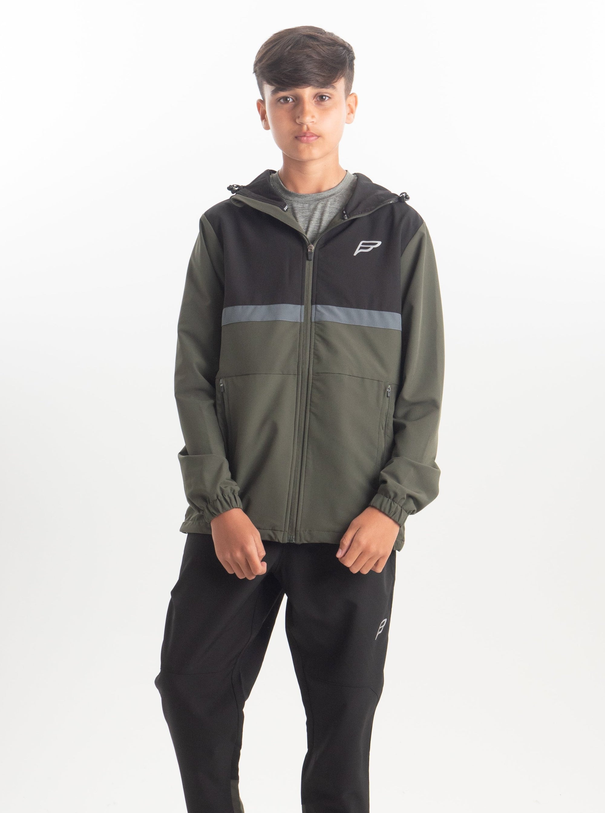 Black/Olive Apex Tech Tracksuit