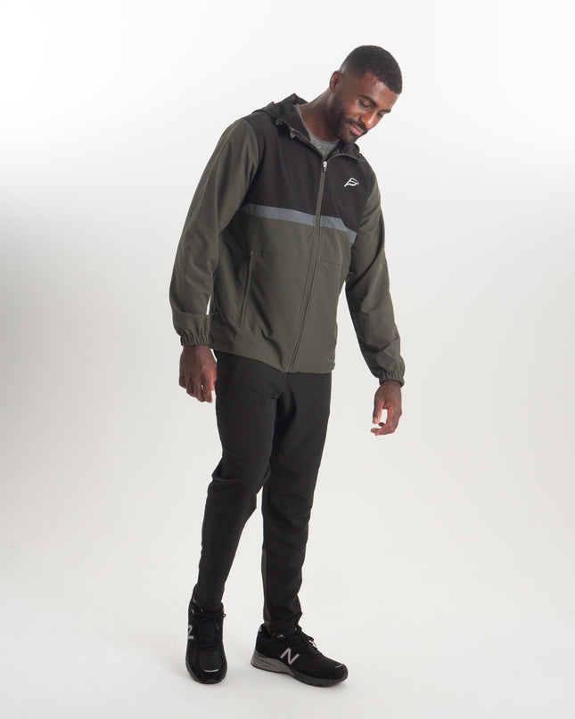 Black/Olive Apex Tech Tracksuit