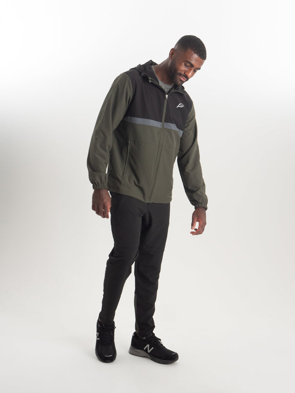 Black/Olive Apex Tech Tracksuit