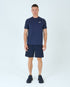 Mens Grid Tech Shorts Set SS - Passion Navy