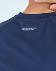 Mens Grid Tech Shorts Set LS - Passion Navy