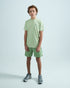 Juniors Arc Shorts Set - Pastel Green