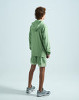 Juniors Arc 3 Piece Shorts Set - Pastel Green