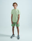 Juniors Arc 3 Piece Shorts Set - Pastel Green